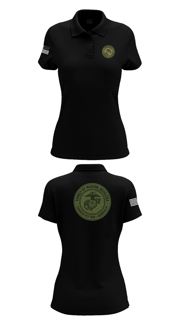 Womens Short Sleeve Performance Polo, Charlie PLT 1051, , Teamtime, Team time, sublimation, custom sports apparel, team uniforms, spirit wear, spiritwear, sports uniforms, custom shirts, team store, custom team store, fundraiser sports, apparel fundraiser