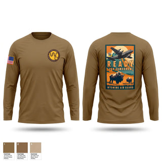 Long Sleeve Performance Shirt, 153rd R&R, Air Force, Teamtime, Team time, sublimation, custom sports apparel, team uniforms, spirit wear, spiritwear, sports uniforms, custom shirts, team store, custom team store, fundraiser sports, apparel fundraiser