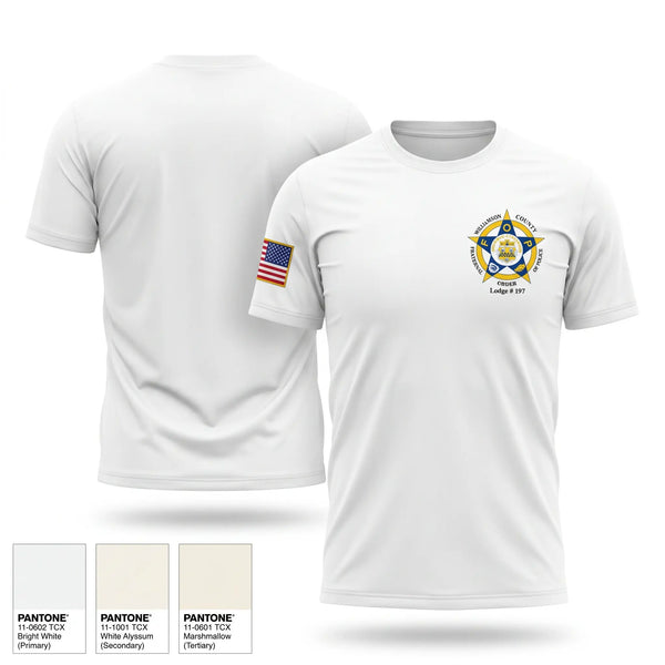 Short Sleeve Performance Shirt, Williamson County Fraternal Order of Police, Police, Teamtime, Team time, sublimation, custom sports apparel, team uniforms, spirit wear, spiritwear, sports uniforms, custom shirts, team store, custom team store, fundraiser sports, apparel fundraiser