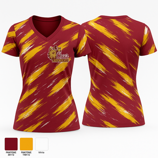 Womens Short Sleeve Vneck Shirt, team name, Cheer, Teamtime, Team time, sublimation, custom sports apparel, team uniforms, spirit wear, spiritwear, sports uniforms, custom shirts, team store, custom team store, fundraiser sports, apparel fundraiser
