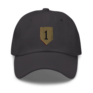 1st infantry division 88621490 Classic Dad Hat | Yupoong 6245CM