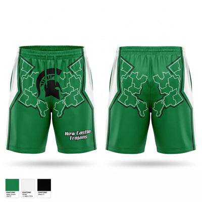 New Castle Trojans Mens Soccer Shorts - 1