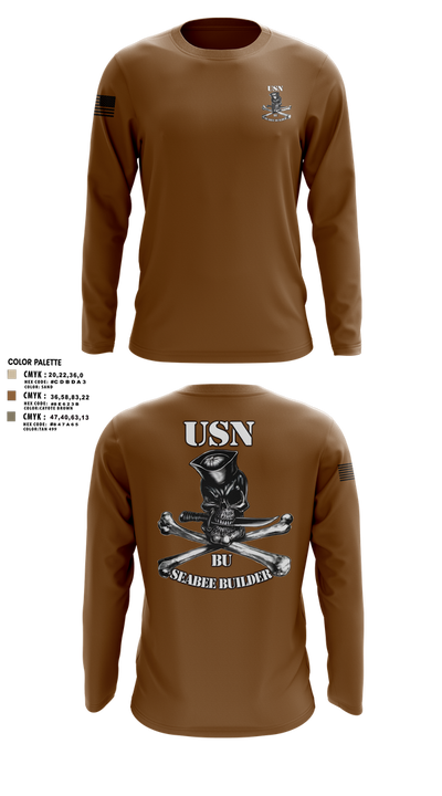 NMCB-25 17597723 Long Sleeve Performance Shirt 2