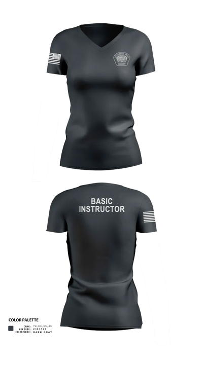 Academy- Basic Unit Women's Short Sleeve V-neck Shirt - 40