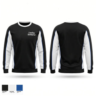 Crew Neck Sweatshirt, Carolina Darkhorse, Baseball, Teamtime, Team time, sublimation, custom sports apparel, team uniforms, spirit wear, spiritwear, sports uniforms, custom shirts, team store, custom team store, fundraiser sports, apparel fundraiser