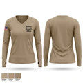 Roseau County Sheriff’s Office Women's Long Sleeve V-neck Shirt - 1