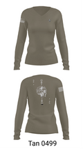 2-12IN 13143559 Women's Long Sleeve V-neck Shirt - 77