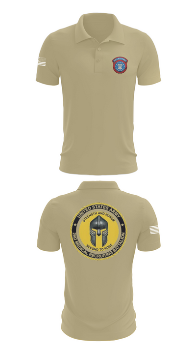 USAREC 88985751 Short Sleeve Performance Polo - 87