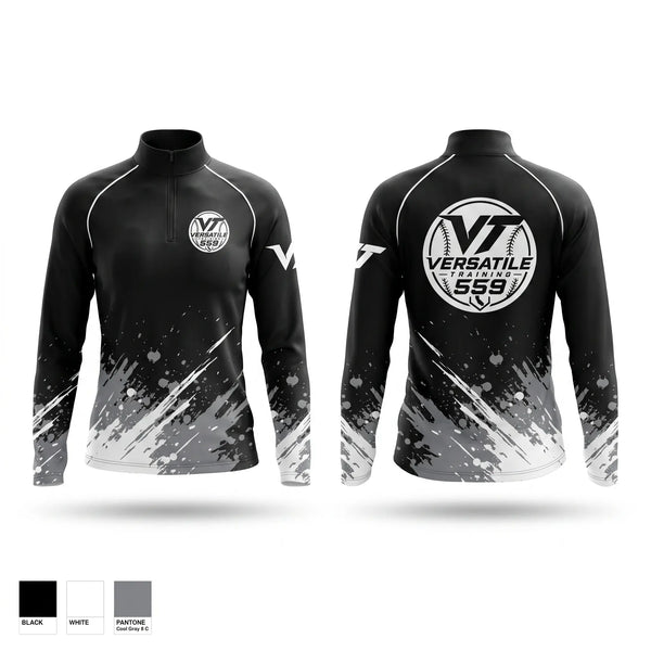 Quarter Zip Jacket, Versatile Prospects, Baseball, Teamtime, Team time, sublimation, custom sports apparel, team uniforms, spirit wear, spiritwear, sports uniforms, custom shirts, team store, custom team store, fundraiser sports, apparel fundraiser
