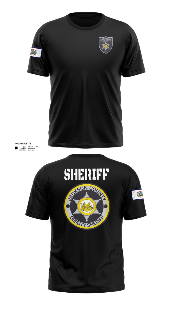 Old School Cotton Feel Shirt, Jackson County SD, Police, Teamtime, Team time, sublimation, custom sports apparel, team uniforms, spirit wear, spiritwear, sports uniforms, custom shirts, team store, custom team store, fundraiser sports, apparel fundraiser