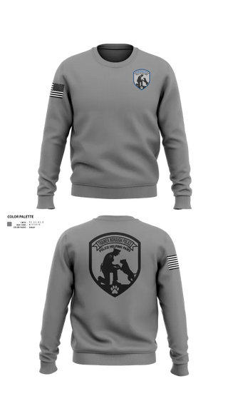Crew Neck Sweatshirt, Police Helping Paws, , Teamtime, Team time, sublimation, custom sports apparel, team uniforms, spirit wear, spiritwear, sports uniforms, custom shirts, team store, custom team store, fundraiser sports, apparel fundraiser
