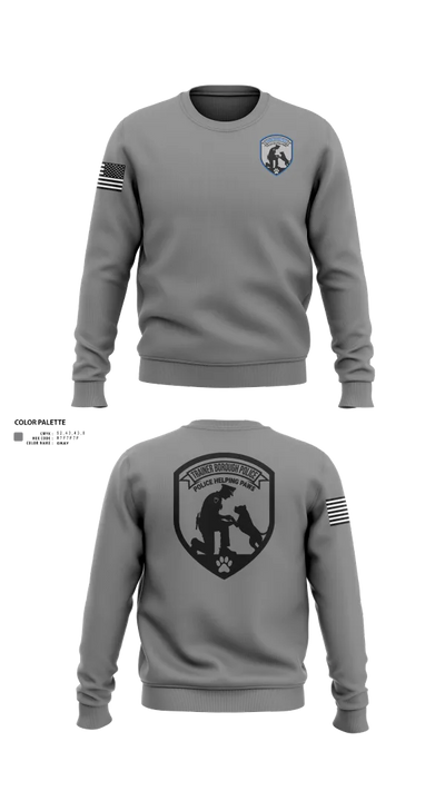 Police Helping Paws 66972550 Crew Neck Sweatshirt - 22