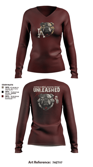 Womens Long Sleeve Vneck Shirt, LA Medical Recruiting Company, Army, Teamtime, Team time, sublimation, custom sports apparel, team uniforms, spirit wear, spiritwear, sports uniforms, custom shirts, team store, custom team store, fundraiser sports, apparel fundraiser