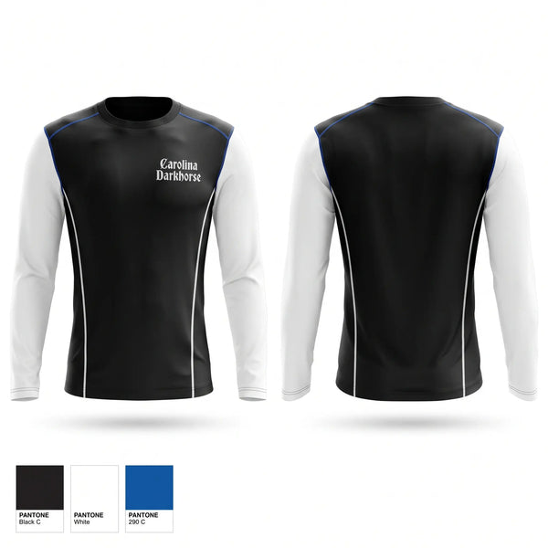 Long Sleeve Performance Shirt, Carolina Darkhorse, Baseball, Teamtime, Team time, sublimation, custom sports apparel, team uniforms, spirit wear, spiritwear, sports uniforms, custom shirts, team store, custom team store, fundraiser sports, apparel fundraiser