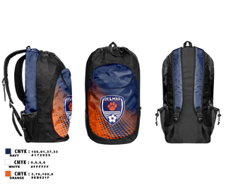Gear Bag, Delmar, Men's Soccer, Teamtime, Team time, sublimation, custom sports apparel, team uniforms, spirit wear, spiritwear, sports uniforms, custom shirts, team store, custom team store, fundraiser sports, apparel fundraiser