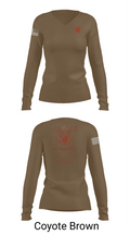 2nd Battalion 222nd Field Artillery 79682132 Women's Long Sleeve V-neck Shirt - 17