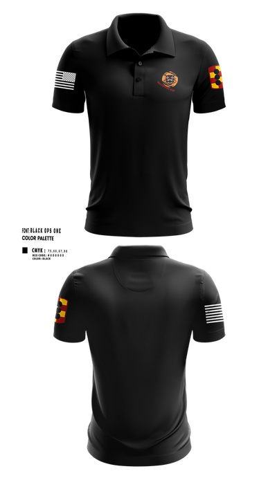 434th FA BDE H2F 66050824 Short Sleeve Performance Polo - 156