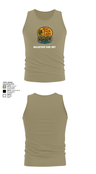 Tank Top, MACARTHUR PARK UNIT, , Teamtime, Team time, sublimation, custom sports apparel, team uniforms, spirit wear, spiritwear, sports uniforms, custom shirts, team store, custom team store, fundraiser sports, apparel fundraiser