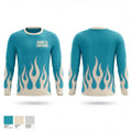 Nine is Enough 17675622 Long Sleeve Performance Shirt 1