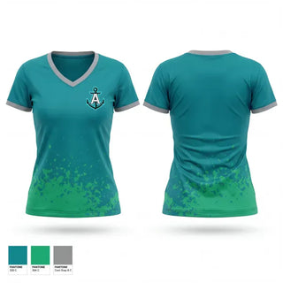 Womens Short Sleeve Vneck Shirt, Bay City Armada, , Teamtime, Team time, sublimation, custom sports apparel, team uniforms, spirit wear, spiritwear, sports uniforms, custom shirts, team store, custom team store, fundraiser sports, apparel fundraiser