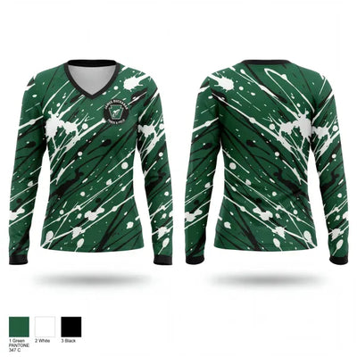 James Buchanan High School Track & Field 34789936 Women's Long Sleeve V-neck Shirt - 1
