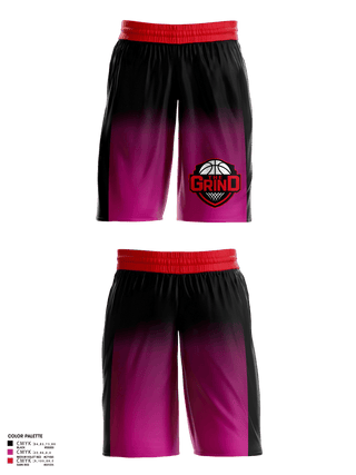 Mens Basketball Shorts, The Grind, Men's Basketball, Teamtime, Team time, sublimation, custom sports apparel, team uniforms, spirit wear, spiritwear, sports uniforms, custom shirts, team store, custom team store, fundraiser sports, apparel fundraiser