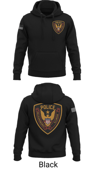 Hoodie, McLeansboro Police, Police, Teamtime, Team time, sublimation, custom sports apparel, team uniforms, spirit wear, spiritwear, sports uniforms, custom shirts, team store, custom team store, fundraiser sports, apparel fundraiser