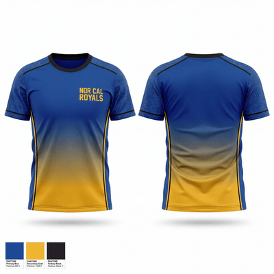 Nor Cal Royals 12715273 Old School Cotton Feel Shirt - 1