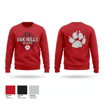 Oakhills high school Crew Neck Sweatshirt - 2