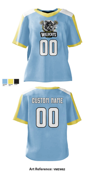 Womens Lacrosse Jersey, Wildcats, Women's Lacrosse, Teamtime, Team time, sublimation, custom sports apparel, team uniforms, spirit wear, spiritwear, sports uniforms, custom shirts, team store, custom team store, fundraiser sports, apparel fundraiser