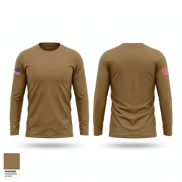 Long Sleeve Performance Shirt, Charlie Flight, Air Force, Teamtime, Team time, sublimation, custom sports apparel, team uniforms, spirit wear, spiritwear, sports uniforms, custom shirts, team store, custom team store, fundraiser sports, apparel fundraiser