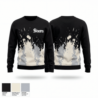 Crew Neck Sweatshirt, Central Washington Sixers, Baseball, Teamtime, Team time, sublimation, custom sports apparel, team uniforms, spirit wear, spiritwear, sports uniforms, custom shirts, team store, custom team store, fundraiser sports, apparel fundraiser