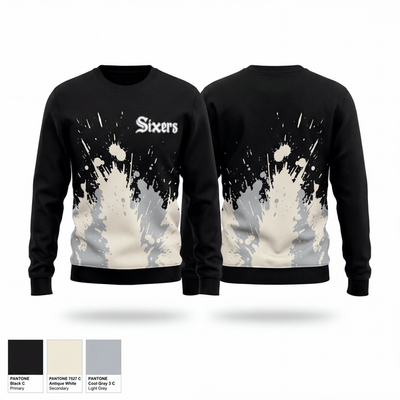 Central Washington Sixers 11014209 Crew Neck Sweatshirt - 1