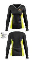 B.R.I.D.G.E. Ballers Women's Long Sleeve V-neck Shirt - 1