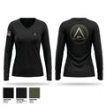 Delta narcotics task force Women's Long Sleeve V-neck Shirt - 1