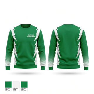 Crew Neck Sweatshirt, Geneseo Maple Leafs, Women's Basketball, Teamtime, Team time, sublimation, custom sports apparel, team uniforms, spirit wear, spiritwear, sports uniforms, custom shirts, team store, custom team store, fundraiser sports, apparel fundraiser