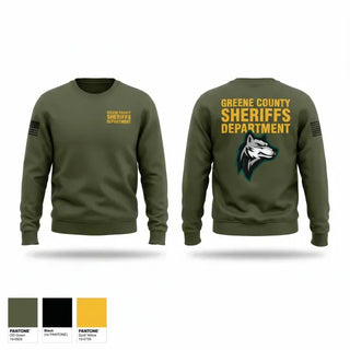 Crew Neck Sweatshirt, Greene County Sheriff’s Department, Police, Teamtime, Team time, sublimation, custom sports apparel, team uniforms, spirit wear, spiritwear, sports uniforms, custom shirts, team store, custom team store, fundraiser sports, apparel fundraiser