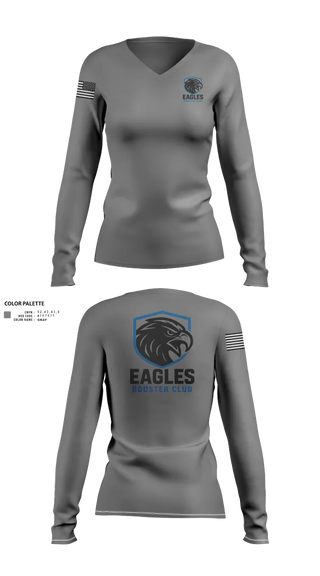 Womens Long Sleeve Vneck Shirt, 22d TRSS, , Teamtime, Team time, sublimation, custom sports apparel, team uniforms, spirit wear, spiritwear, sports uniforms, custom shirts, team store, custom team store, fundraiser sports, apparel fundraiser