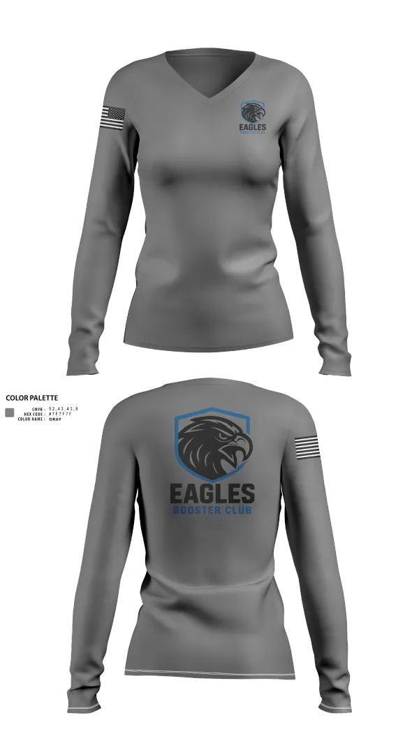 Womens Long Sleeve Vneck Shirt, 22d TRSS, , Teamtime, Team time, sublimation, custom sports apparel, team uniforms, spirit wear, spiritwear, sports uniforms, custom shirts, team store, custom team store, fundraiser sports, apparel fundraiser