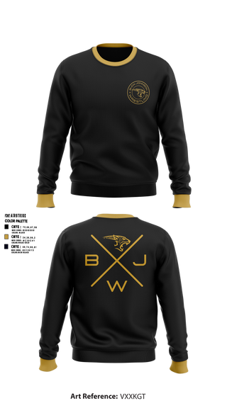 Crew Neck Sweatshirt, Buda Johnson Jaguars Wrestling, Wrestling, Teamtime, Team time, sublimation, custom sports apparel, team uniforms, spirit wear, spiritwear, sports uniforms, custom shirts, team store, custom team store, fundraiser sports, apparel fundraiser