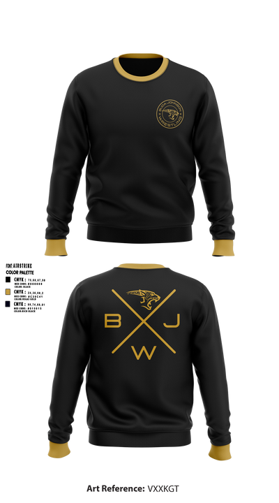 Buda Johnson Jaguars Wrestling Crew Neck Sweatshirt - 5