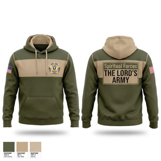 Hoodie, Spiritual Forces The Lords Army, National Guard, Teamtime, Team time, sublimation, custom sports apparel, team uniforms, spirit wear, spiritwear, sports uniforms, custom shirts, team store, custom team store, fundraiser sports, apparel fundraiser
