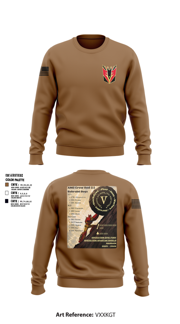 Crew Neck Sweatshirt, D/2-43, Army, Teamtime, Team time, sublimation, custom sports apparel, team uniforms, spirit wear, spiritwear, sports uniforms, custom shirts, team store, custom team store, fundraiser sports, apparel fundraiser
