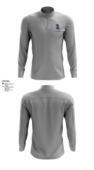 Cherryville Little Ironmen 6332066 Quarter Zip Jacket - 4