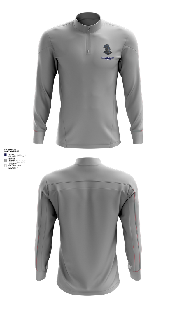 Quarter Zip Jacket, Cherryville Little Ironmen, , Teamtime, Team time, sublimation, custom sports apparel, team uniforms, spirit wear, spiritwear, sports uniforms, custom shirts, team store, custom team store, fundraiser sports, apparel fundraiser