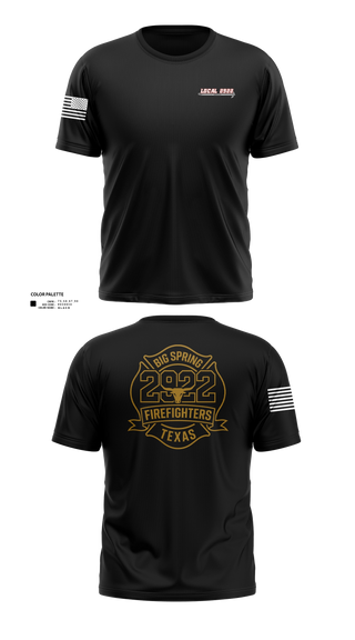 Old School Cotton Feel Shirt, Local 2922, Fire Department, Teamtime, Team time, sublimation, custom sports apparel, team uniforms, spirit wear, spiritwear, sports uniforms, custom shirts, team store, custom team store, fundraiser sports, apparel fundraiser