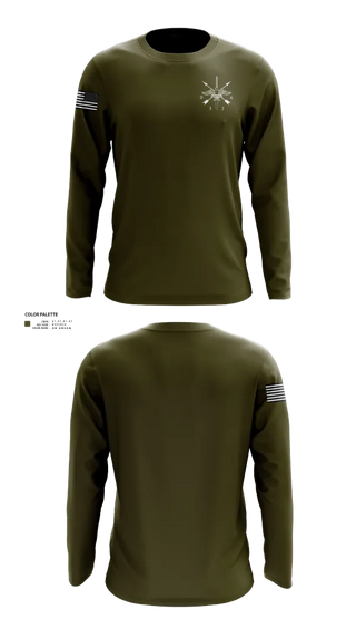 Long Sleeve Performance Shirt, 0326, Army, Teamtime, Team time, sublimation, custom sports apparel, team uniforms, spirit wear, spiritwear, sports uniforms, custom shirts, team store, custom team store, fundraiser sports, apparel fundraiser