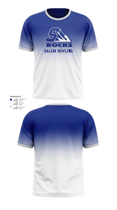 Salem High School Bowling 68156047 Short Sleeve Performance Shirt - 60 (1)