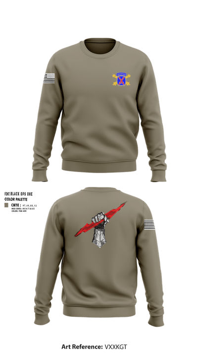 10mtn FIST 76072588 Crew Neck Sweatshirt - 100