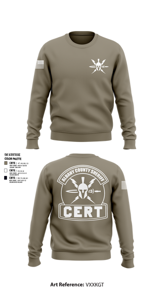 Crew Neck Sweatshirt, Albany County Sheriff C.E.R.T., Wrestling, Teamtime, Team time, sublimation, custom sports apparel, team uniforms, spirit wear, spiritwear, sports uniforms, custom shirts, team store, custom team store, fundraiser sports, apparel fundraiser